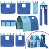 vidaXL Curtain For Loft Bed Blue Polyester Standard Pattern