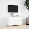 vidaXL TV Wall Cabinet White Engineered wood Medium TV Wall Cabinet