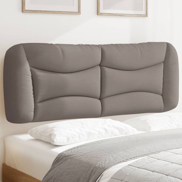 vidaXL Headboard Cushion Taupe Fabric (100% polyester) 47.2 in