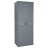 vidaXL Garden Storage Cabinet Gray Polypropylene Large