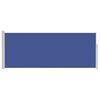 vidaXL Side Awning Blue Polyester fabric with PU coating 47.2x118.1 in