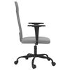 vidaXL Office Chair Light Grey Fabric, Metal, Plywood Standard