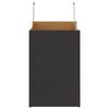 vidaXL Paper Bags 250 pcs with Handles Black 26x17x25 cm