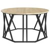 vidaXL Coffee Table Sonoma oak 31.5" x 31.5" x 16.5