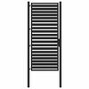 vidaXL Patio Gate Lockable Black 39.4x78.7" Aluminium