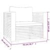 vidaXL Garden Lounge Set Cream white