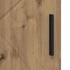 vidaXL Bathroom Cabinet with Door Artisan Oak 23.62 x 13.78 x 31.50 in