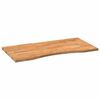 vidaXL Desk Top Light brown Solid oak wood 39.4 x 19.7 in Desk Top