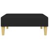 vidaXL Sofa Bed Black Fabric (100% polyester), wood, foam Standard