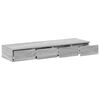 vidaXL Bed Drawers Grey Sonoma 47.24 x 14.37 x 6.50 in Engineered Wood