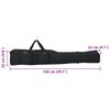 vidaXL Fishing Rod Bag Black 59.1" Oxford Fabric