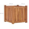 vidaXL Raised Bed Natural teak Fine sanded teak wood with water-based finish