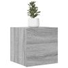 vidaXL Wall Mounted TV Cabinet Grey Sonoma Engineered Wood