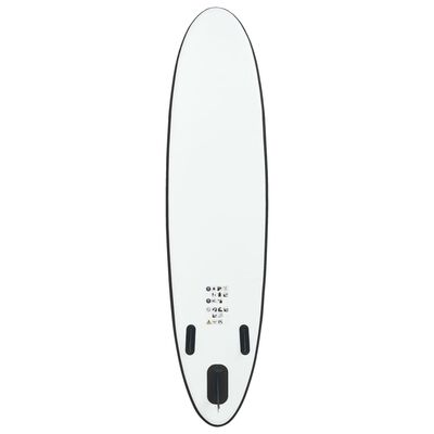 vidaXL Inflatable Stand Up Paddleboard Set Black and White
