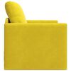 vidaXL Sofa Bed Dark Yellow 29.13 x 30.31 x 31.89 in Velvet