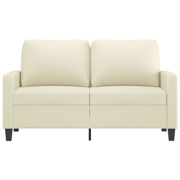 vidaXL 2-seater Sofa Cream