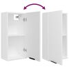 vidaXL Bathroom Cabinet White Engineered Wood Compact Bathroom Cabinet