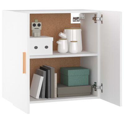 vidaXL Wall Cabinet White 23.6"x11.8"x23.6" Engineered Wood