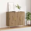vidaXL Sideboard Artisan Oak 35.43 x 13.39 x 31.50 in Engineered Wood