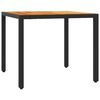 vidaXL Bistro Set Black
