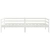 vidaXL Day Bed White Solid pine wood 35.4 x 78.7 in