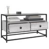 vidaXL TV Cabinet Grey Sonoma Engineered wood, steel Medium TV Cabinet