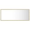 vidaXL Mirror Sonoma oak Acrylic, Engineered wood 39.4 in x 14.6 in