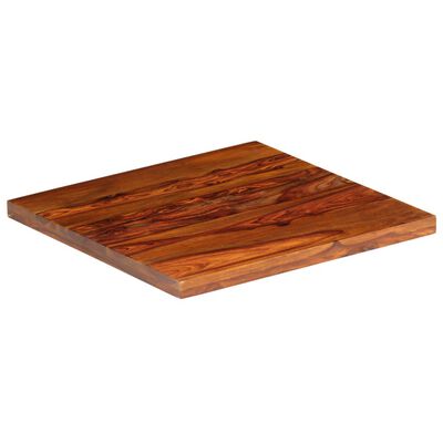 vidaXL Serving Tray Solid Sheesham Wood 19.7"x19.7"