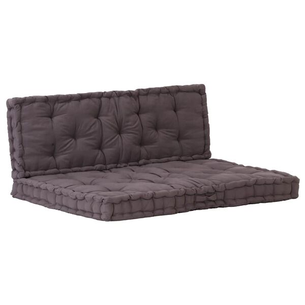 vidaXL Pallet Cushion Anthracite