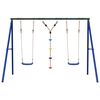 vidaXL Outdoor Swing Set Multicolor Painted steel, PE (polyethylene)