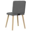 vidaXL Dining Chair Set of 6 Dark Gray
