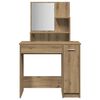 vidaXL Dressing Table Artisan Oak Engineered wood Medium Dressing Table
