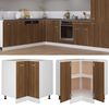 vidaXL Kitchen Cabinet Brown Oak Engineered Wood Standard