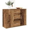 vidaXL Sideboard Old Wood Engineered Wood, Metal Medium Sideboard