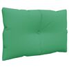 vidaXL Pallet Cushion Green 100% polyester Water-resistant materials