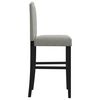 vidaXL Bar Chair Light grey and black