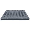 vidaXL Fall Protection Tiles 6 pcs Rubber 19.7x19.7x1.2" Grey