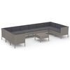 vidaXL Garden Lounge Set Grey