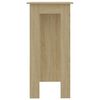 vidaXL Bar Table Sonoma Oak Engineered Wood High Table Bar Table