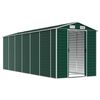 vidaXL Garden Shed Green Galvanized Steel Large Garden Shed