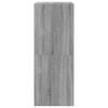vidaXL Shoe Cabinet Grey Sonoma Engineered wood 31.5 x 16.5 x 42.5 in