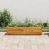 vidaXL Raised Bed Brown Acacia wood 39.4 x 11.8 x 9.8 in Durable