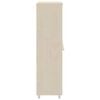 vidaXL Wardrobe Honey brown Solid pinewood, MDF 35 x 19.7 x 70.9 in