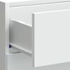 vidaXL Bottom Cabinet White Engineered wood Standard Adjustable Feet