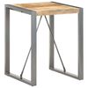 vidaXL Dining Table Natural wood and gray