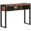 vidaXL Console Table Multicolour Solid reclaimed wood 39.4x13.8x29.5 in