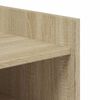vidaXL Shoe Cabinet Sonoma oak Engineered wood Medium Shoe Cabinet