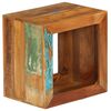 vidaXL Stool Various wood tones Solid Reclaimed Wood Compact Stool