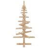 vidaXL Wooden Christmas Tree for Decoration 35.4" Solid Wood Pine