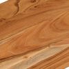 vidaXL Desk Top Natural Wood Solid Acacia wood 39.4 x 23.6 in Durable